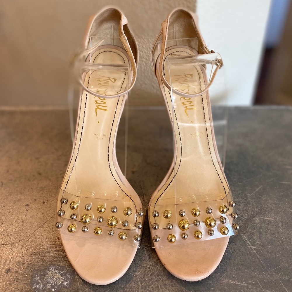 Jerome C. Rousseau PVC Ball Studded Heels